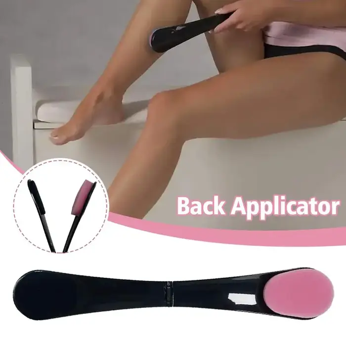 Bâton applicateur pour auto-crème solaire et bronzage du dos, portable, pliable, sans traces