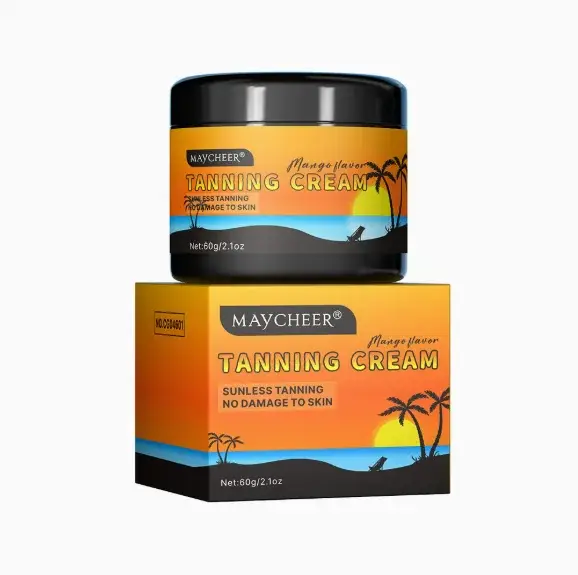 Gel Bronzant Coco & Mangue Visage & Corps – Accélérateur de Bronzage Naturel pour Solariums & Soleil