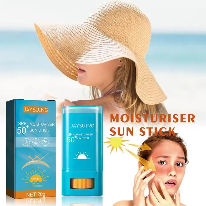 Crème solaire bâton SPF 50 + protection UV Anti-oxydant bloc