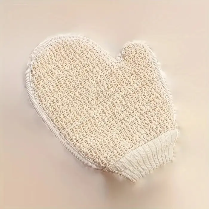Brosse de gommage corporel en coton et lin