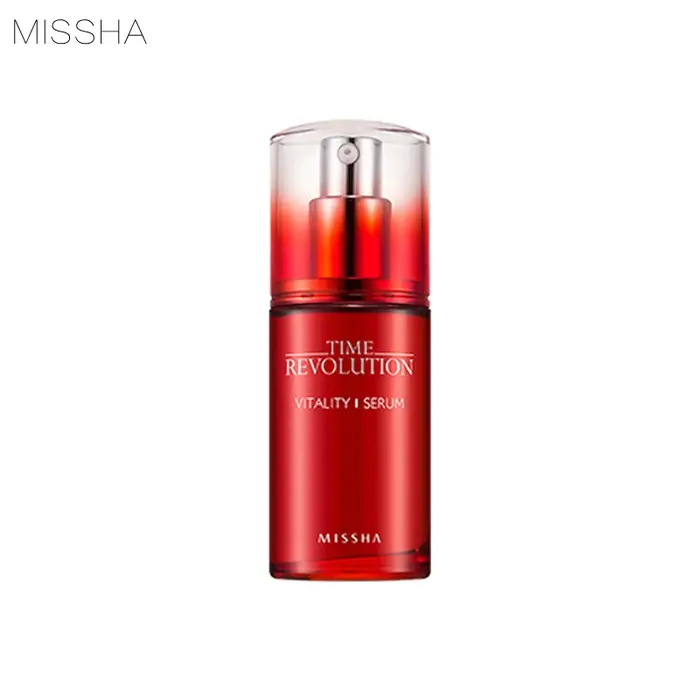 MISSHA Time Revolution vitalité sérum 40ml haute nutrition Essence sébum pores maquillage apprêt cos