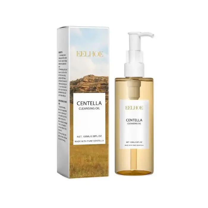 Huile nettoyante à la Centella 100 ml, démaquillant doux, nettoyage en profondeur des pores, hydrata