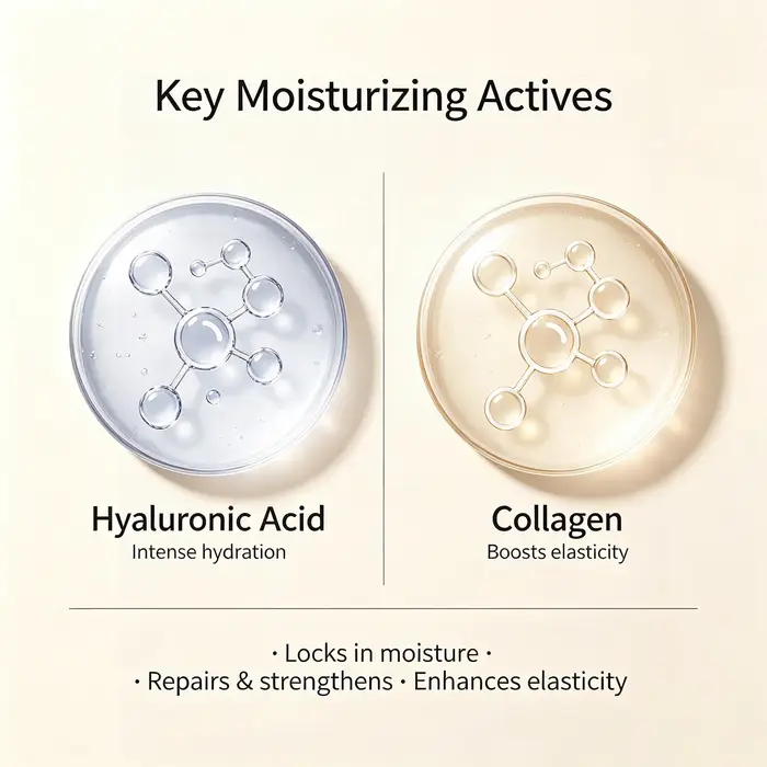 Masque capillaire au collagène et à l'acide hyaluronique 30g – Traitement revitalisant en profondeur pour cheveux secs