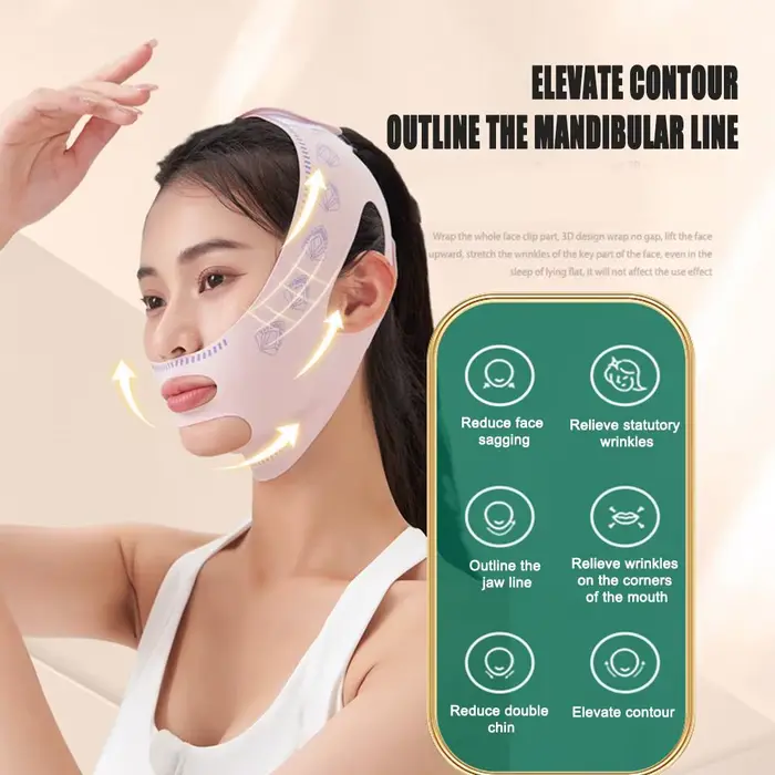 Nouveau Design masque de menton V ligne façonnage masques faciaux visage sculptant