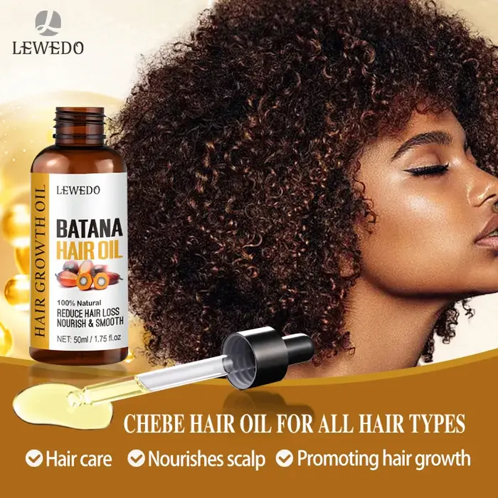 Lewedo Naturals huile de Batana croissance rapide des cheveux pour hommes femmes