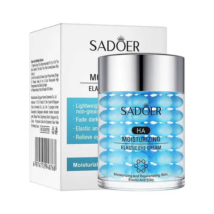 SADOER crème pour les yeux à l'acide hyaluronique Anti cernes rides hydratant Anti-âge crèmes Anti-rides
