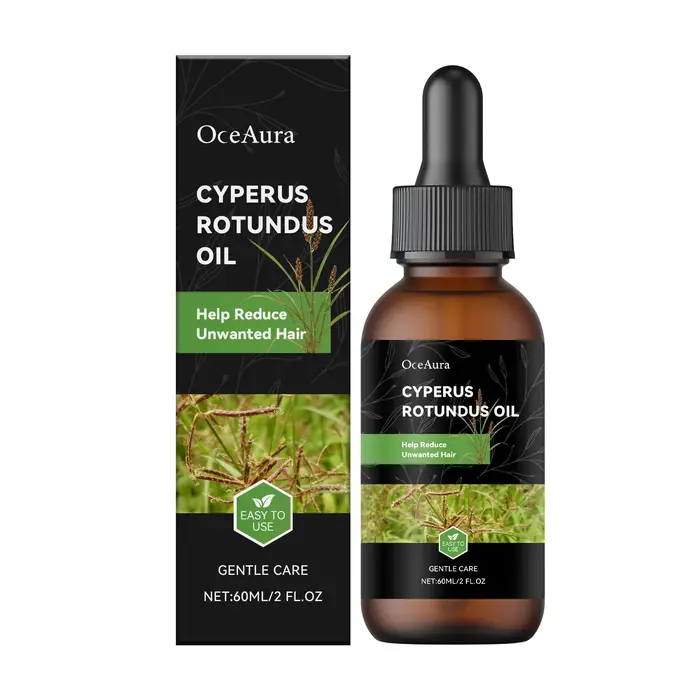 Huile apaisante Cyperus Rotundus, épilation douce, hydratante, lissante, adoucissante, stabilisatric