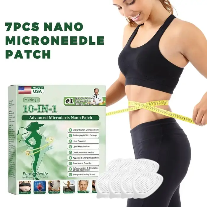 Patch Nano Micro-Aiguilles Avancé au Moringa ≤0.3mm Raffermissant Liftant Tonifiant Sculptant Hydratant Léger Unisexe