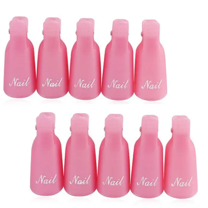 Clips dissolvant de vernis Gel UV