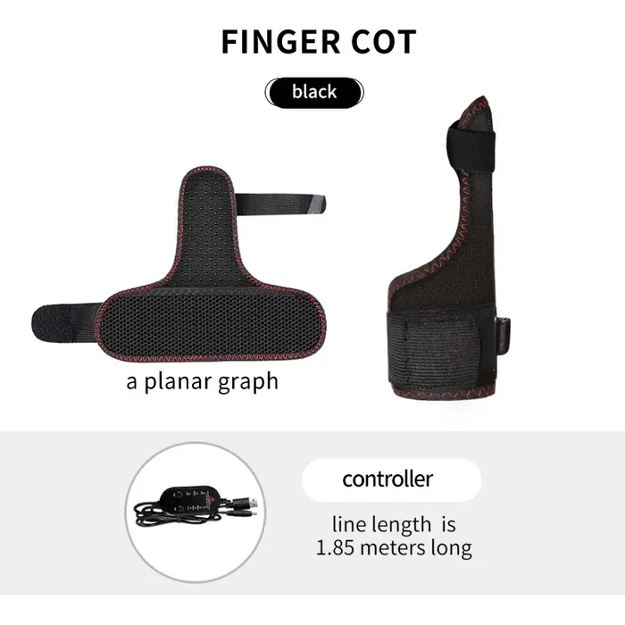 Support de massage chauffant pour poignet et doigts, 3 réglages de température, soulagement des doul