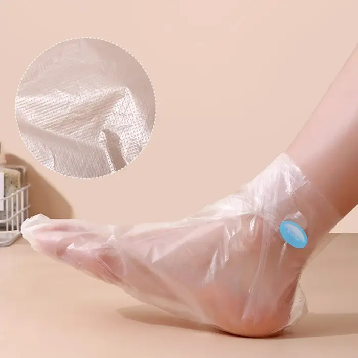 Chaussettes hydratantes jetables pour les pieds