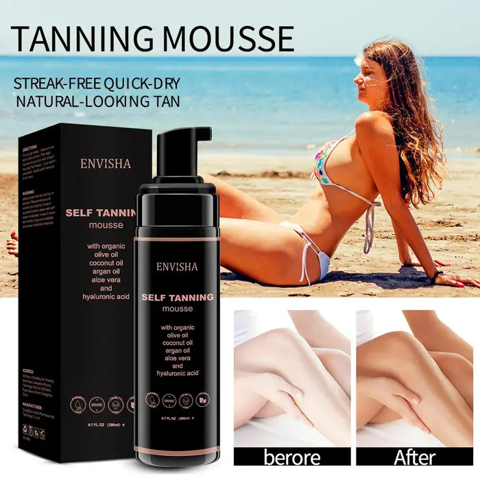 Envsha – Mousse bronzante pour le corps