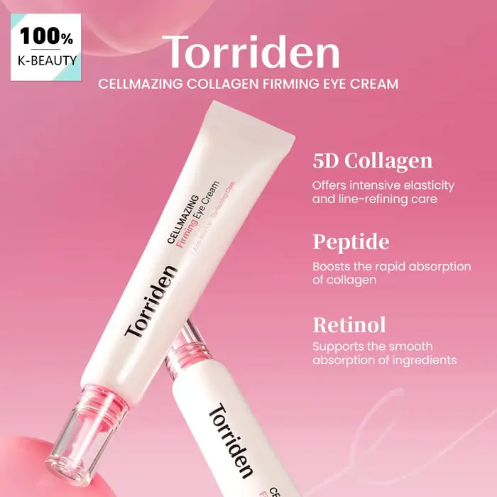 Crème pour les yeux raffermissante Torriden Cellmazing 30 ml, raffermissante, à absorption rapide, n