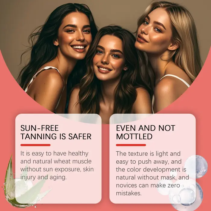 Mousse autobronzante instantanée