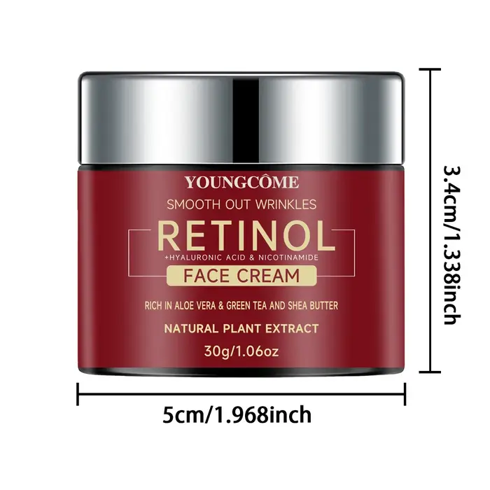 Crème raffermissante liftante au rétinol, réparatrice, hydratante, nourrissante, éclaircissante, pou