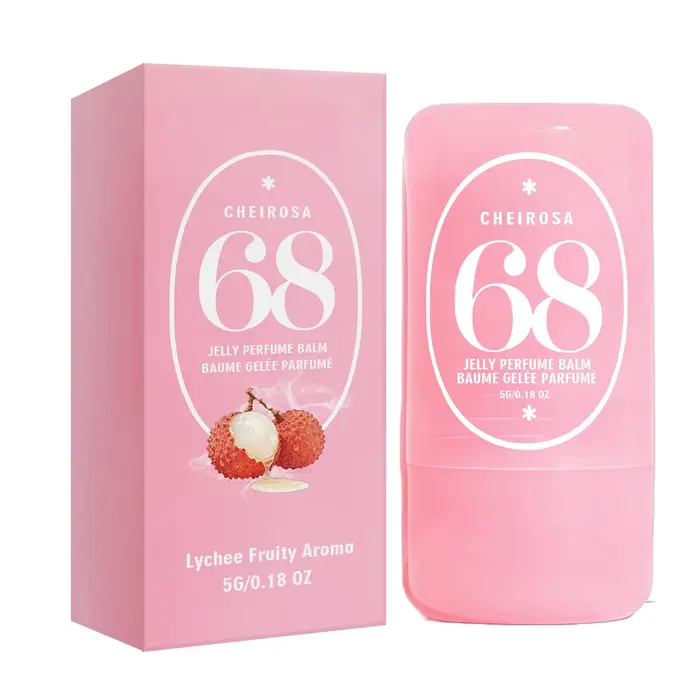 Baume Parfumé Solide Jelly 3 Senteurs 40 Ambre Vanille 62 Amande Caramel 68 Litchi Fruité Longue Dur