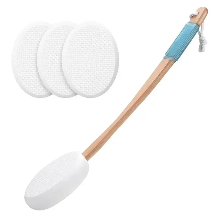 Applicateur de crème solaire avec poignée incurvée