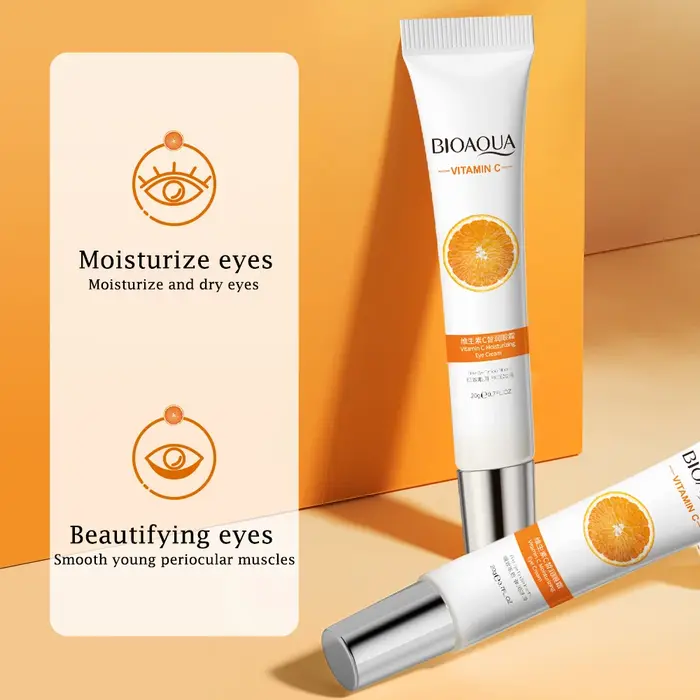 BIOAQUA vitamine C crème pour les yeux sous
