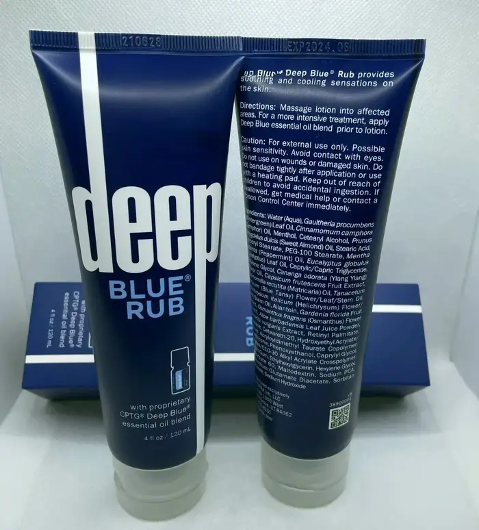 Baume Apaisant Soin de la Peau à l'Huile Essentielle Version Américaine Crème Baume Apaisant Bleu Pr