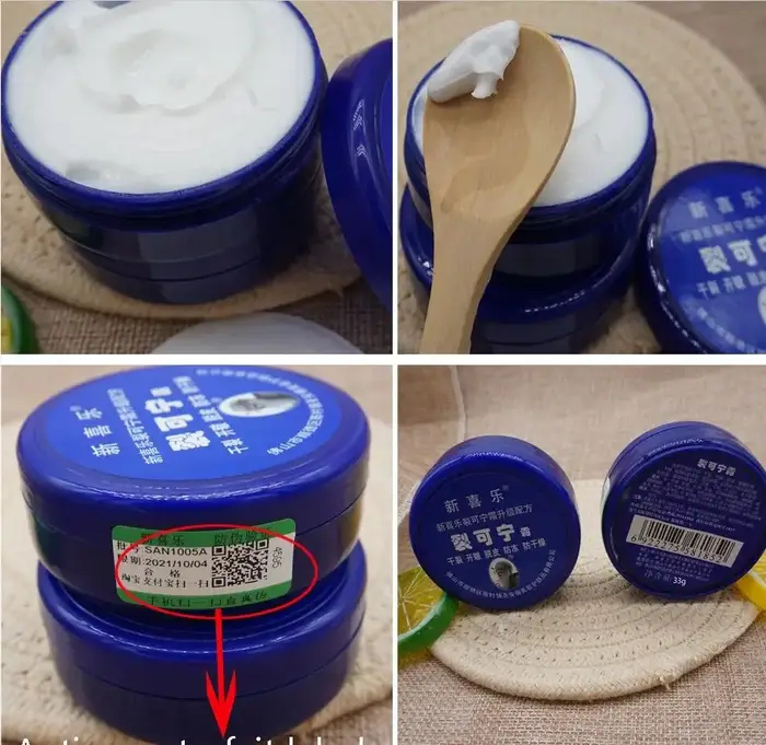Crème chinoise traditionnelle Anti-séchage pour les pieds