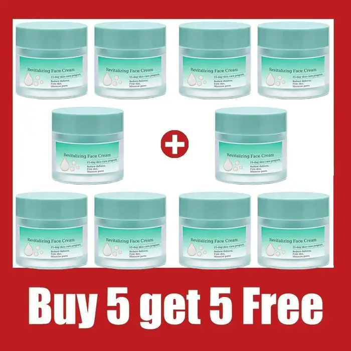 Crème revitalisante pour renouvellement du visage