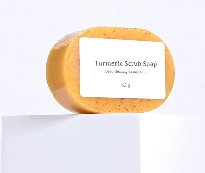 Savon de gommage kojique au curcuma naturel, savon de bain nettoyant, contrôle de l'huile et blanchi