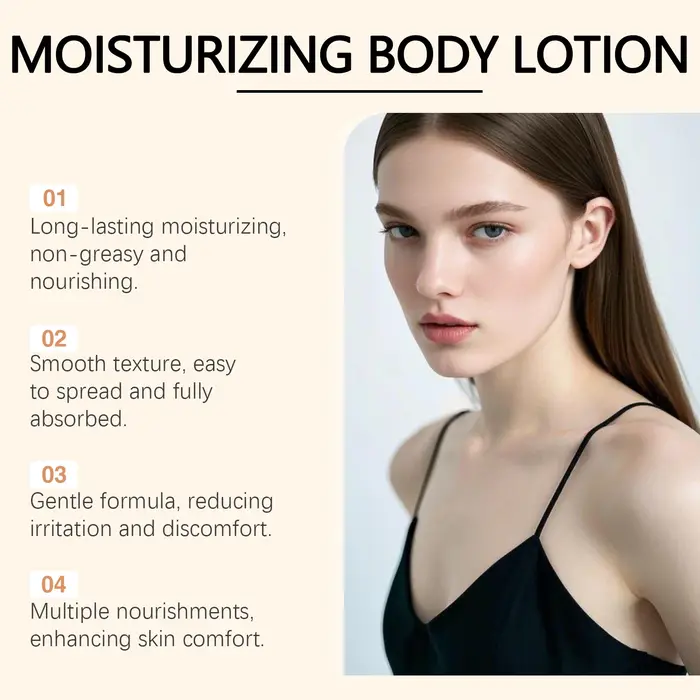 Lotion corporelle hydratante à la vanille avec extrait d'avocat
