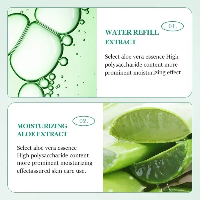 SADOER Aloe savon pour le visage mousse de lavage