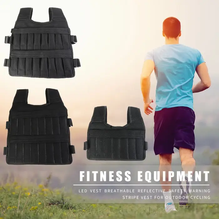 Gilet lesté réglable 3/15/35 kg pour l'entraînement de boxe