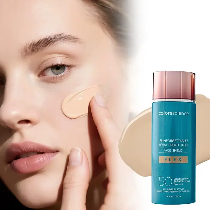 Fond de teint autobronzant 55 ml Colorescience Sunforgettable Face Shield Flex