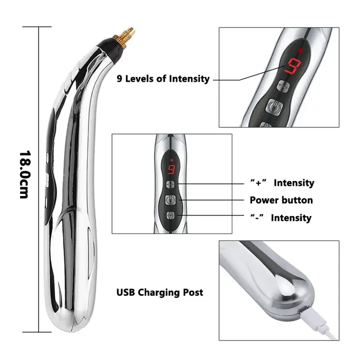 Stylo d'acupuncture énergétique méridien, thérapie par impulsions électriques, guérison des tissus p