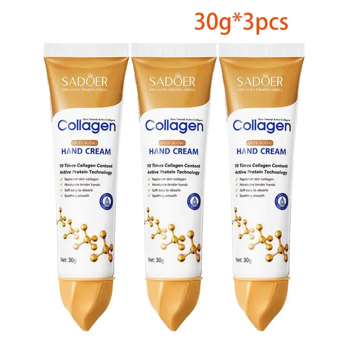 Crème pour les mains au collagène