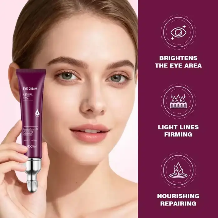 Crème Contour des Yeux Anti-Rides Instantanée : Estompe les Ridules