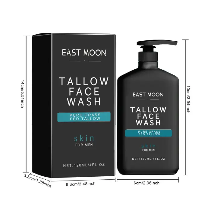 Lotion nettoyante pour le visage Tallow pour hommes
