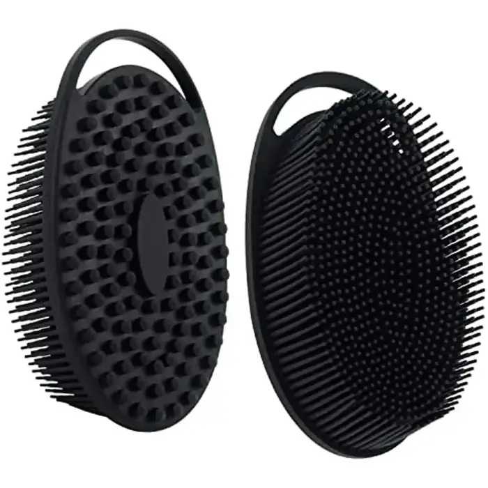 Brosse de massage exfoliante douce en silicone pour le corps