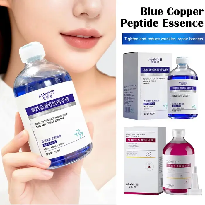 Essence raffermissante et hydratante au peptide de cuivre