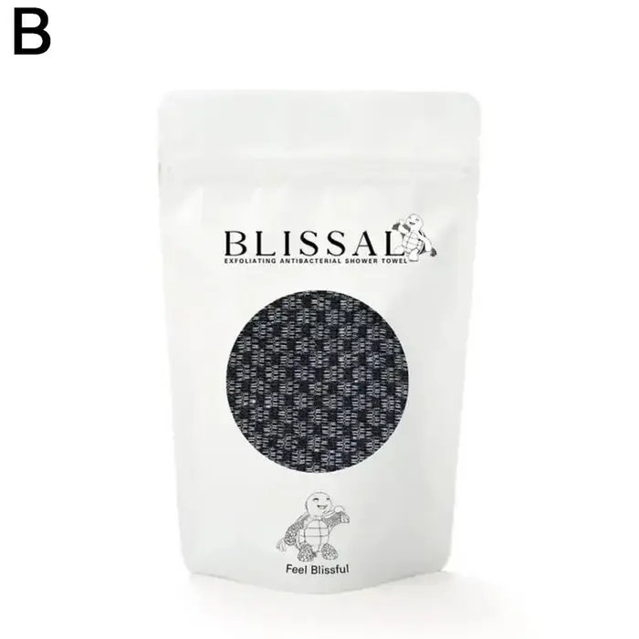 Gant de toilette exfoliant double face pour le dos, brosse de bain pour hommes et femmes