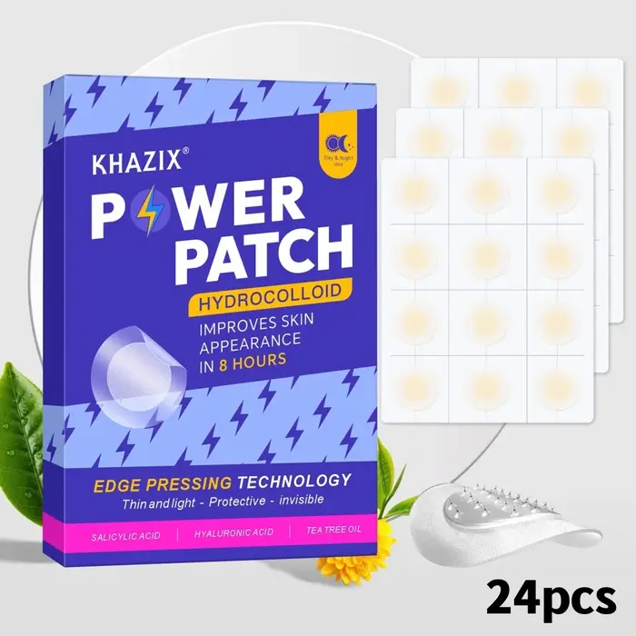12/24 patchs anti-acné à base d'huile d'arbre à thé et d'acide salicylique