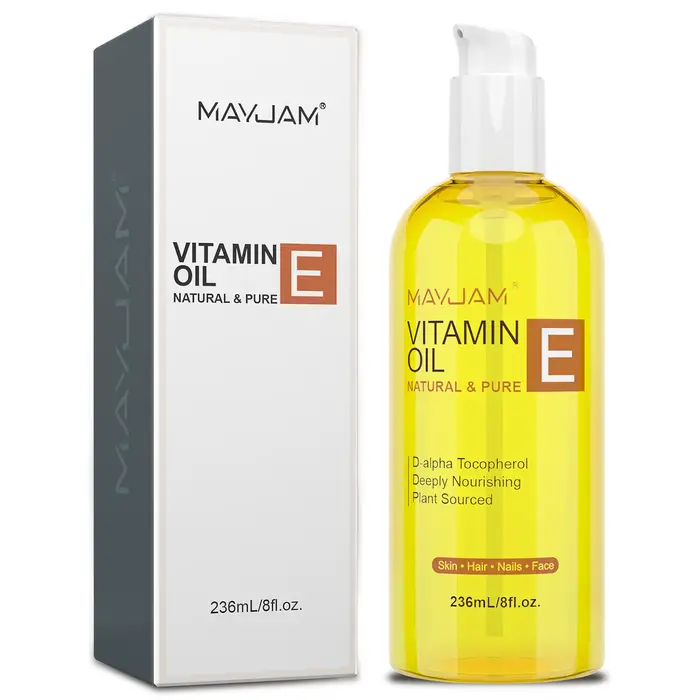 MAYJAM huile de vitamine E naturelle et Pure soin de la peau hydratant éclaircir le teint