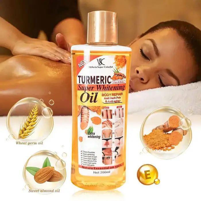 Huile essentielle de curcuma pour le visage et le corps