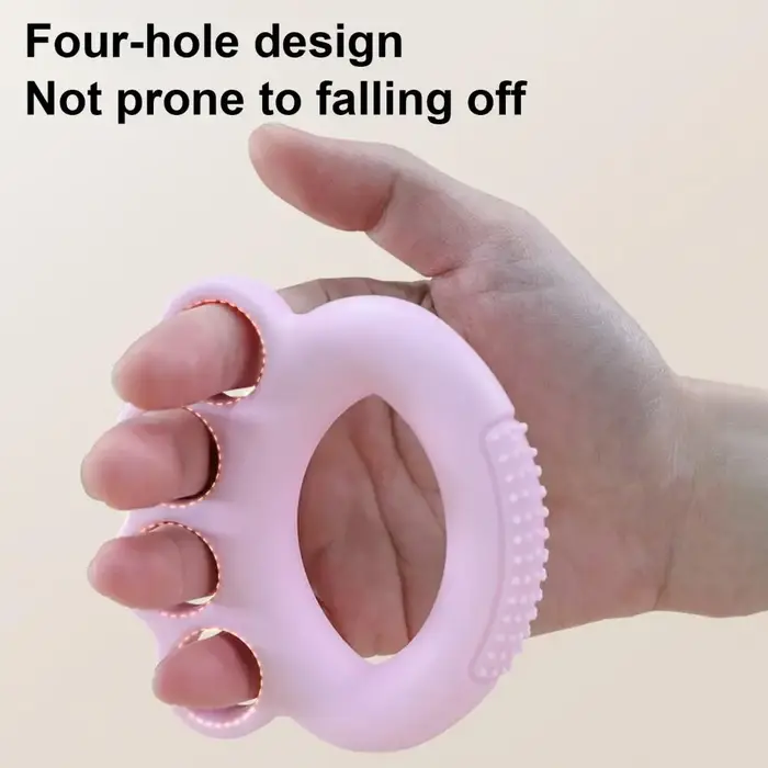 1 anneau de préhension en silicone pour la rééducation de la main