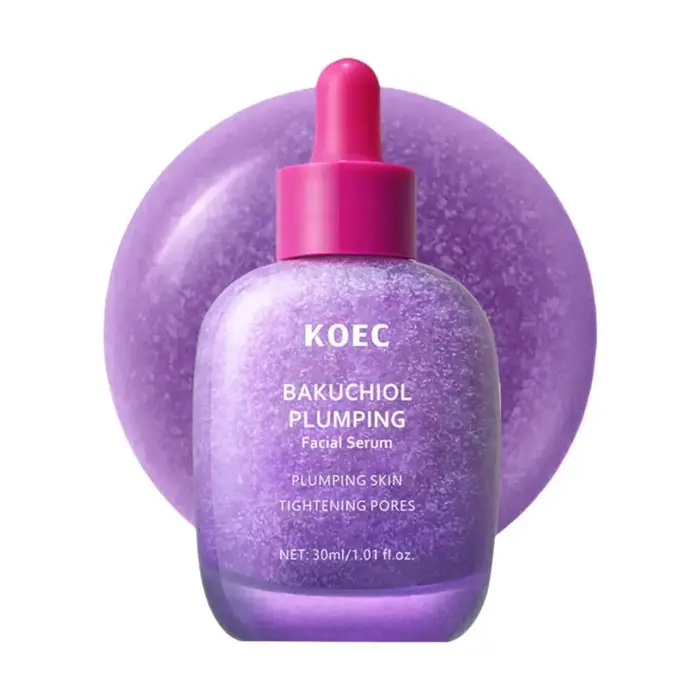 Soins de la peau KOEC BAKUCHIOL & Vitamines, Crème en capsules repulpante & Sérum illuminateur, Soin