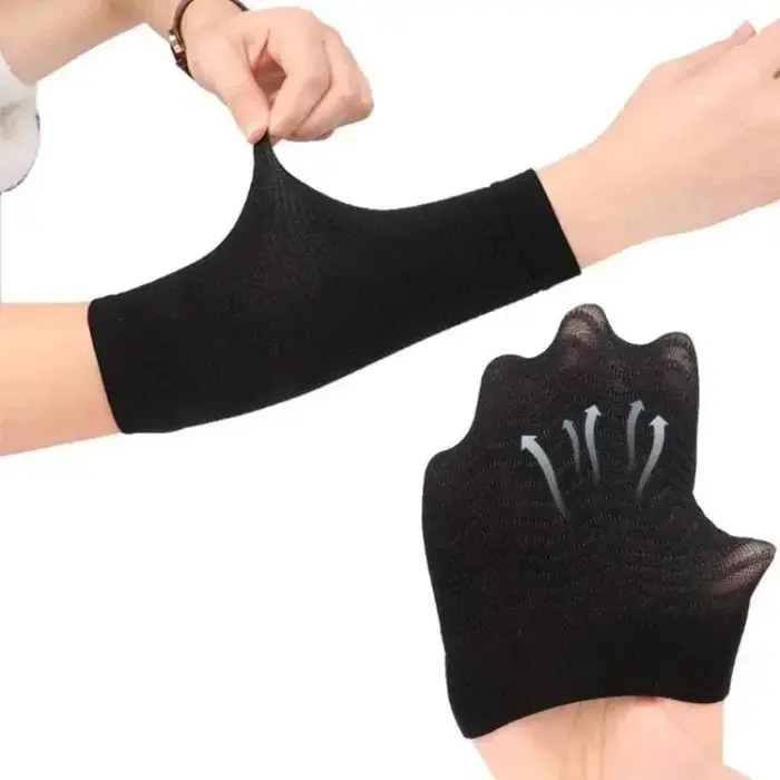 1 Paire de Manches de Compression Amincissantes pour Bras Femme