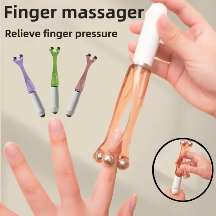 Outil de massage des doigts avec rouleaux pour les articulations des mains
