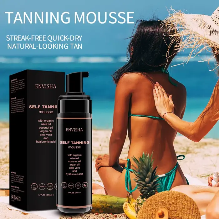 Envsha – Mousse autobronzante pour le visage