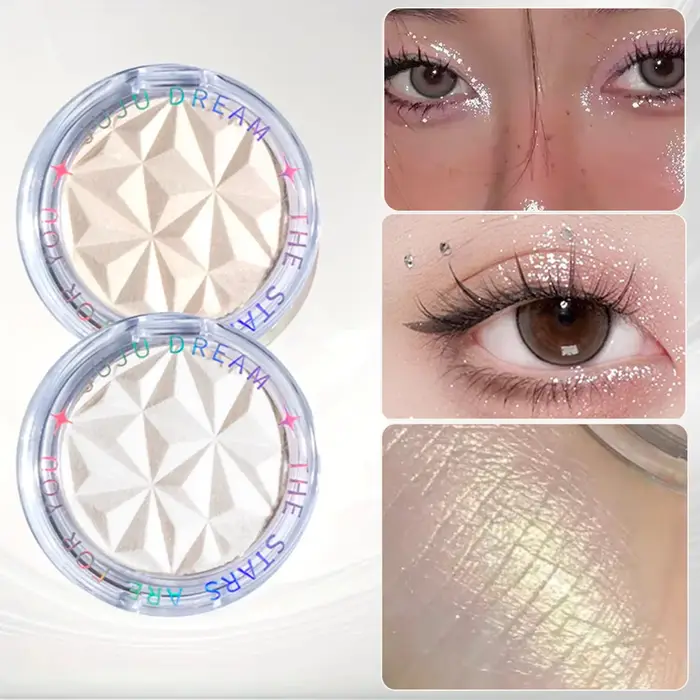 Palette de surligneurs Shimmer Diamond Glow 2 couleurs – Brighten & Contour