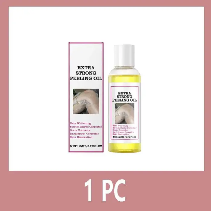 Huile de Lotion peeling jaune 100% bio, exfoliante pour la peau foncée, nourrissante, acide hyaluron