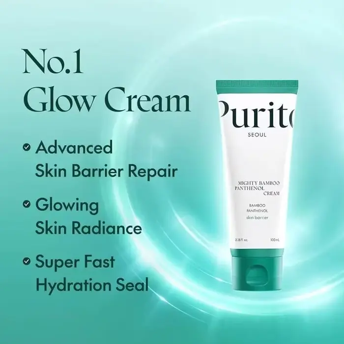 Crème à l'essence de bambou Purito coréenne