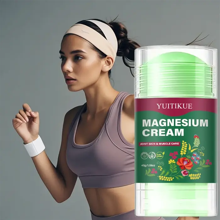 Crème de magnésium multi-usage YUITIKUE, apaise les muscles et les articulations, hydrate la peau av