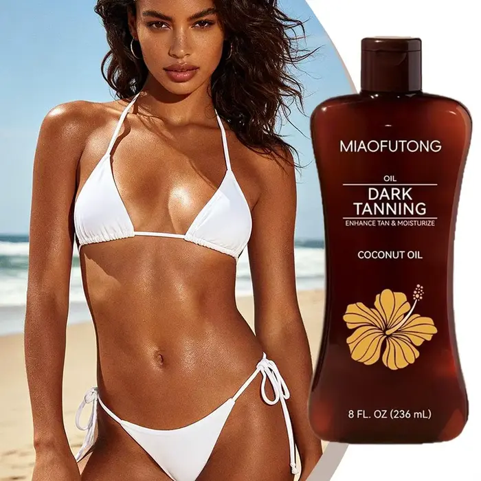 Huile Accélératrice de Bronzage à la Noix de Coco 236ml